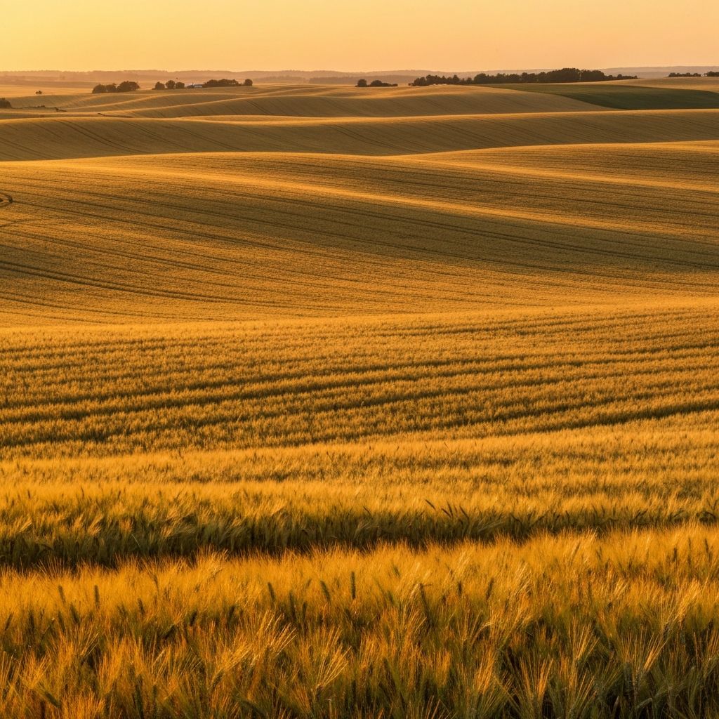 Local barley fields